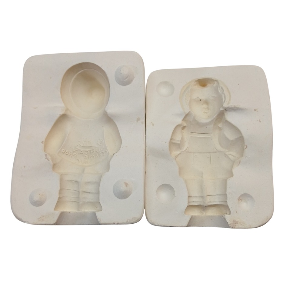 Vintage 1975 Duncan Ceramic Products TM-10 Hummel Boy Figurine Slip Casting Mold